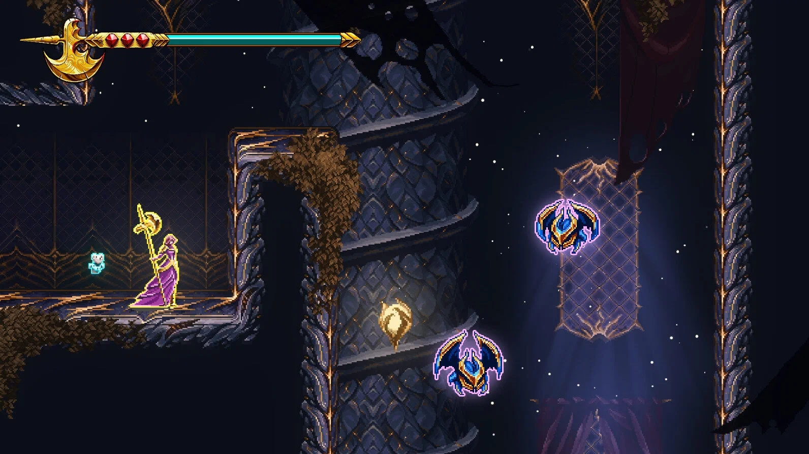 Captura 9 Years Of Shadows – Exploracion Vertical Con Plataformas Y Esferas Flotantes