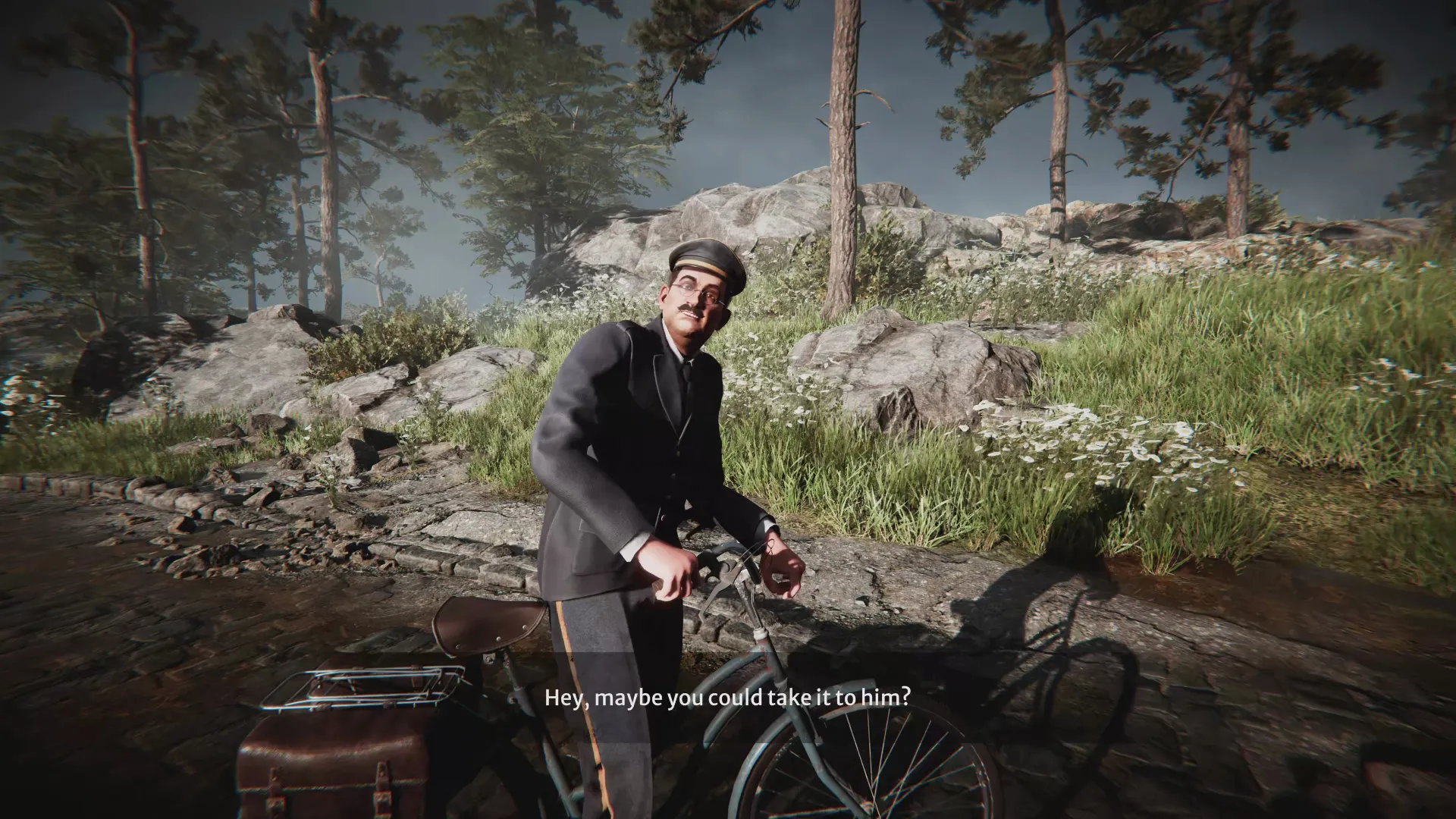 Captura Amerzone Hombre Con Vestimenta Oscura Usando Una Bicicleta Acuatica Junto A Un Maletin