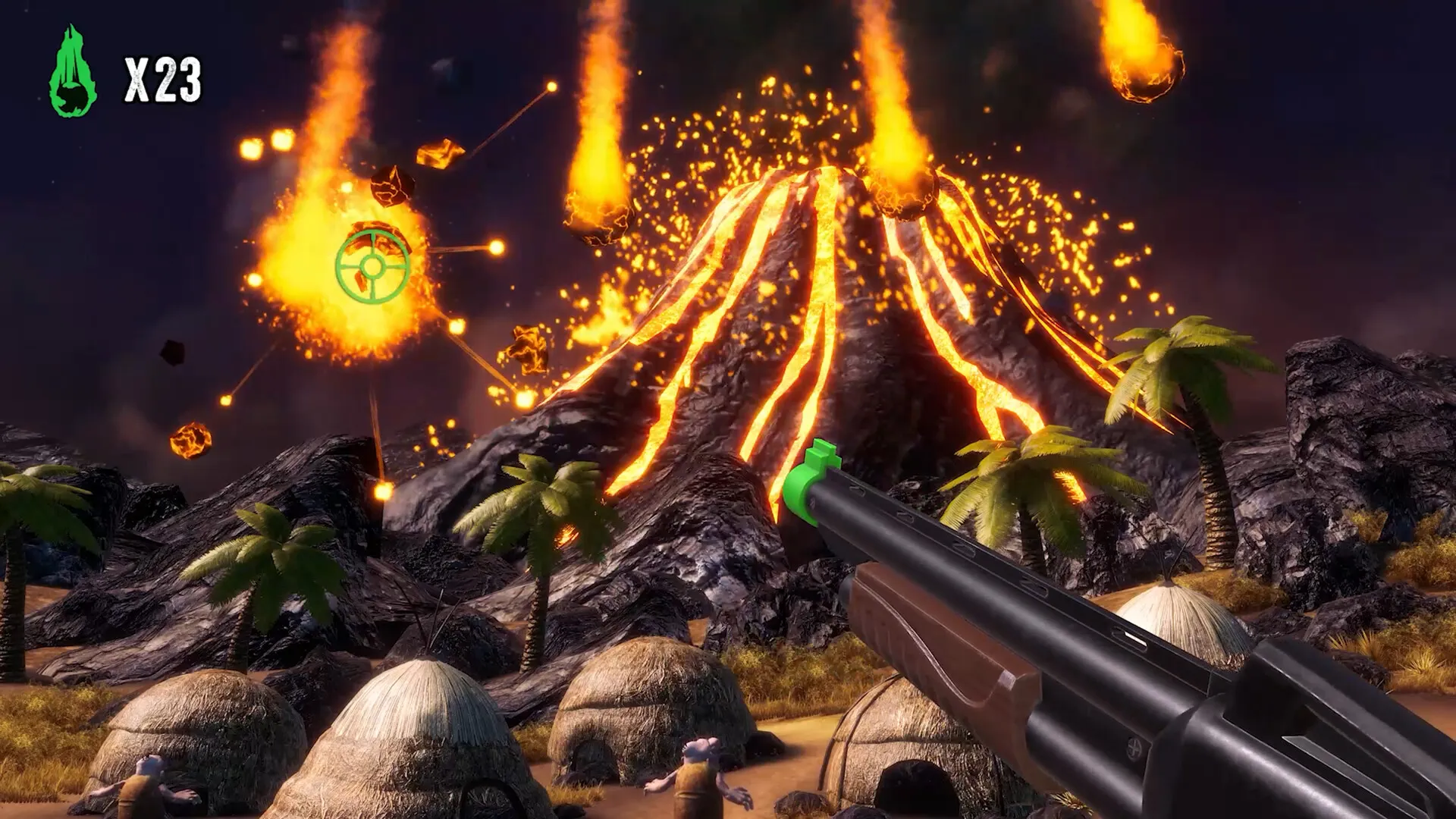 Captura Big Buck Hunter Ultimate Trophy – Erupcion Volcanica Y Disparos Entre Rocas En Un Entorno Hostil