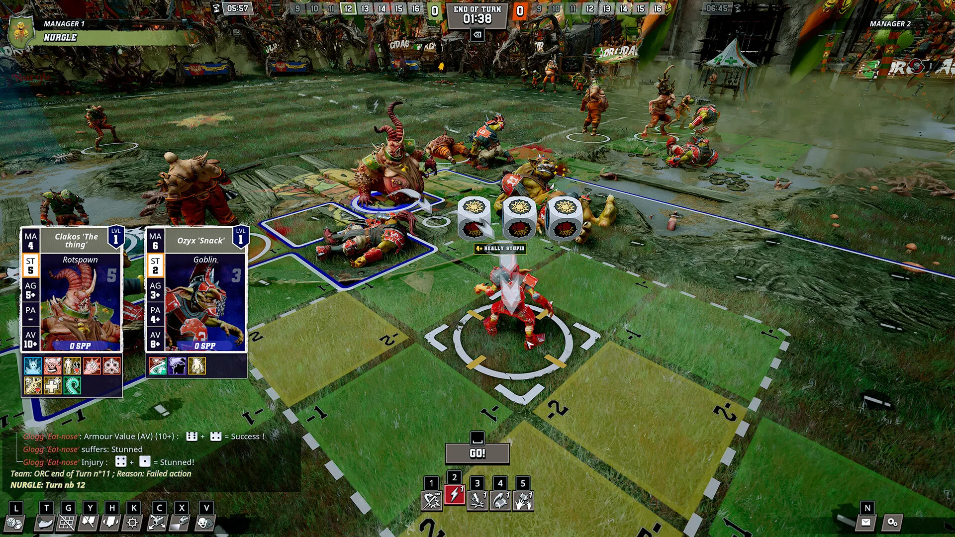 Blood Bowl 3 Brutal Edition - PS5 - Jeu Français Avec DLC - Testé Et Fonctionnel