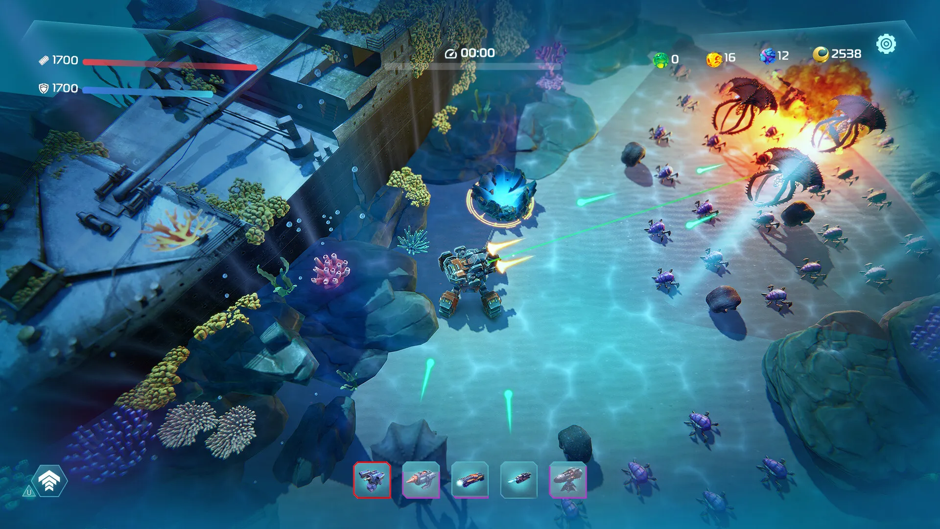 Captura Codename Ocean Keeper – Exploracion Bajo El Agua Con Base Tecnologica Criaturas Marinas Y Efectos De Luz