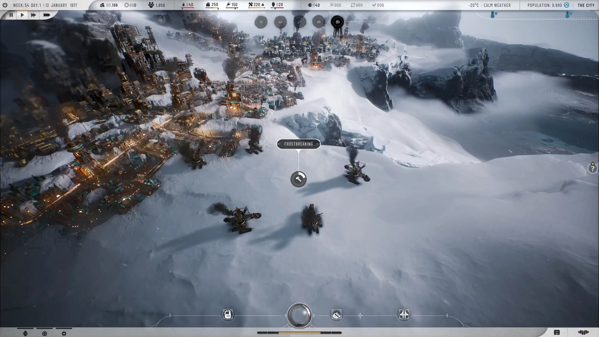 Captura Frostpunk 2 – Explorando La Ciudad En Ruinas Bajo La Nieve