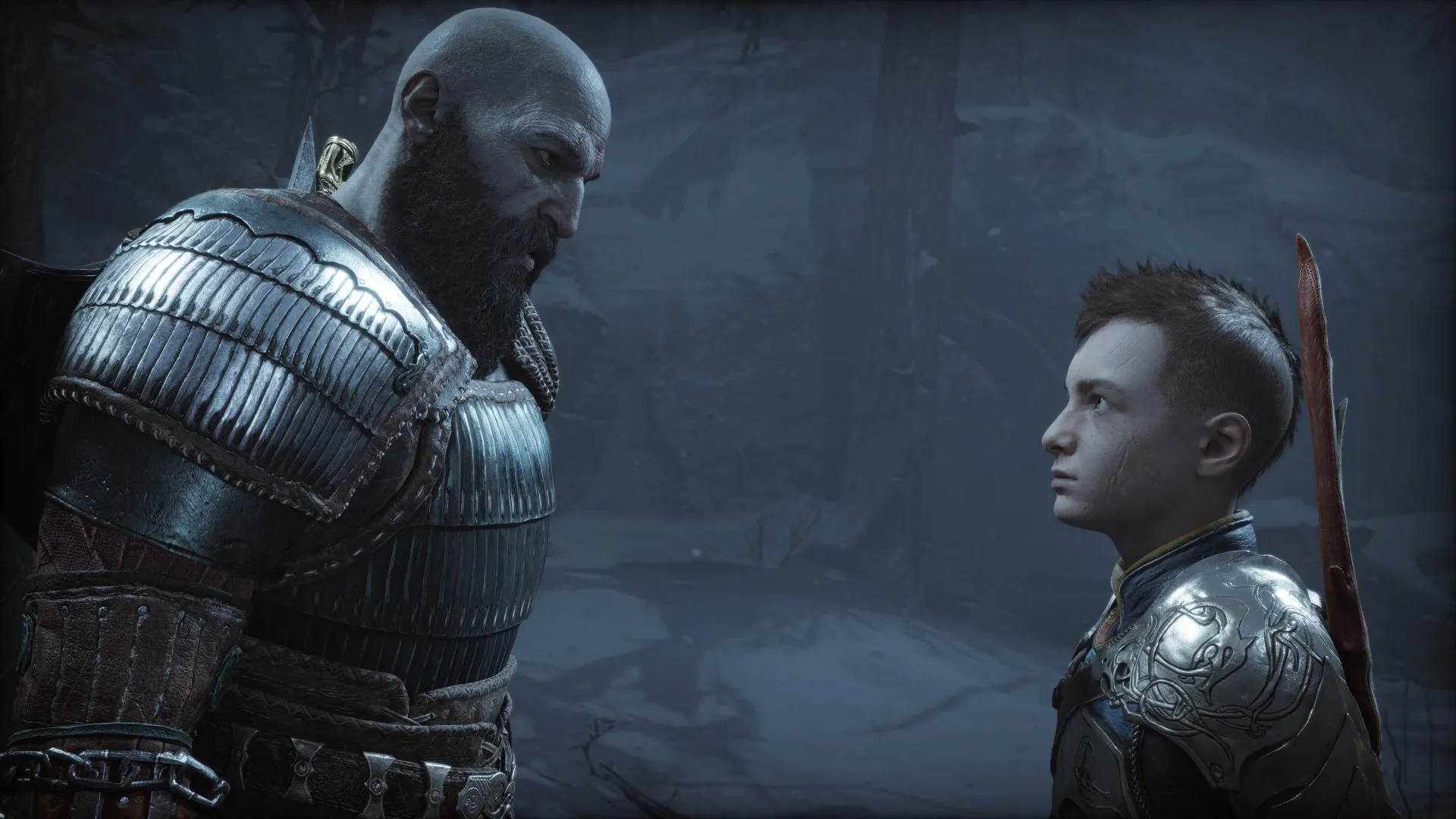 Captura God Of War Ragnarok Conversacion De Padre E Hijo