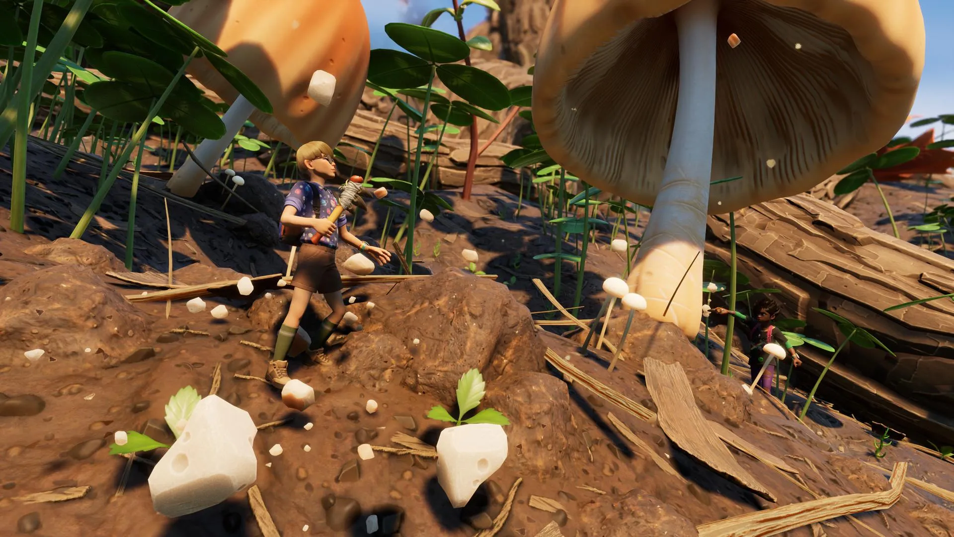 Captura Grounded Fully Yoked Edition – Personajes Diminutos Entre Hongos Gigantes