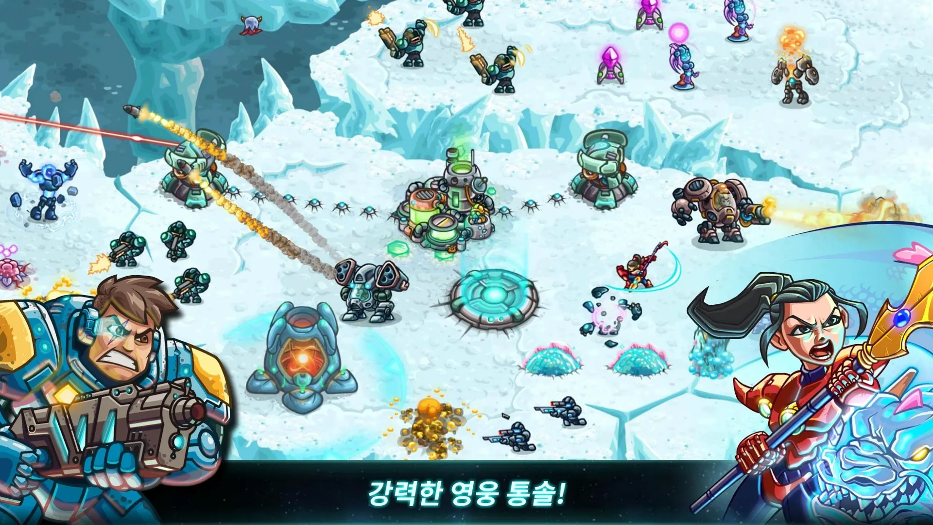 Captura Iron Marines – Batalla En Territorio Helado Con Personajes Caricaturescos