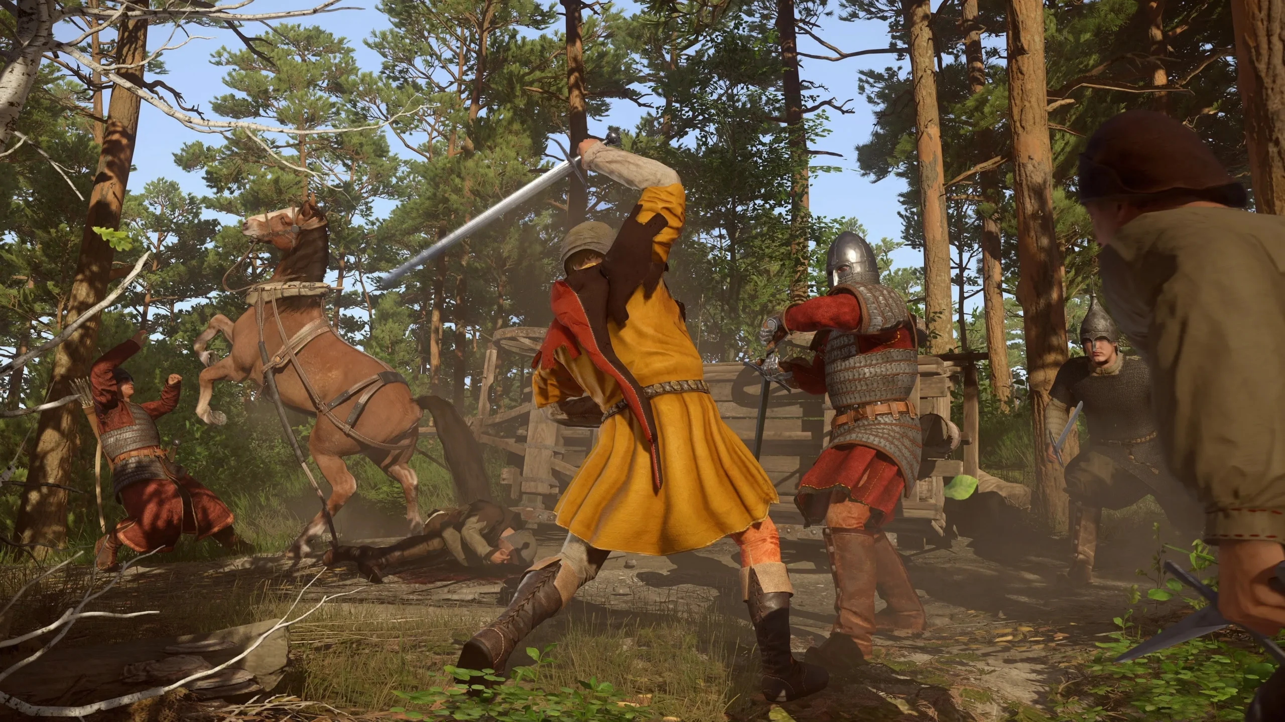 Captura Kingdom Come Deliverance Royal Edition Combate En El Bosque Scaled
