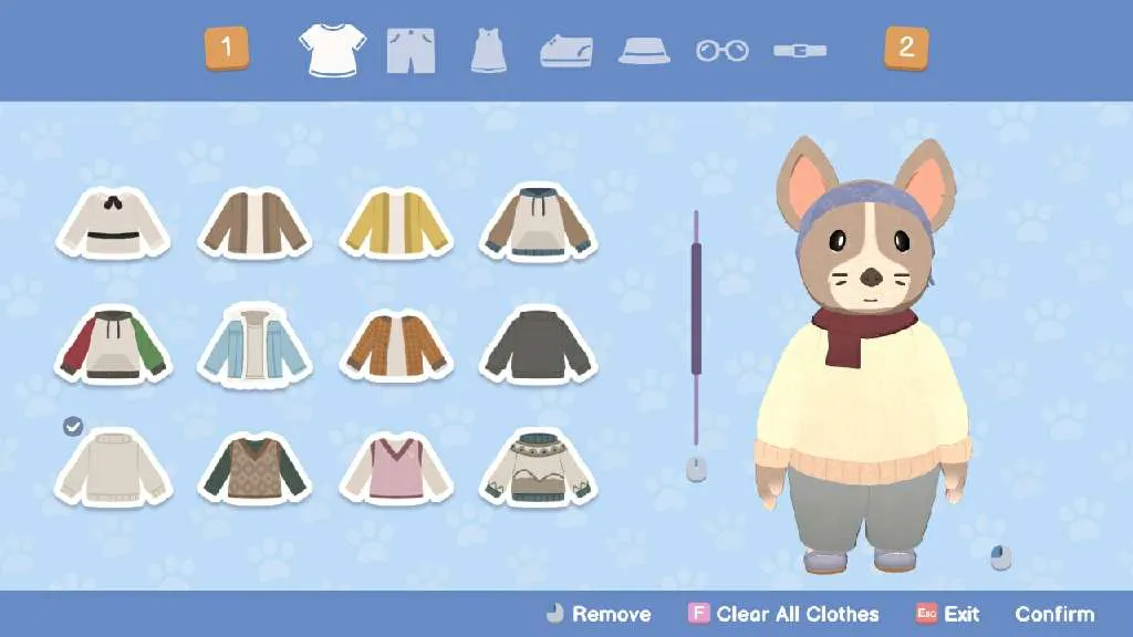 Captura Locomoto Menu De Seleccion De Ropa Para Personaje Estilo Caricatura