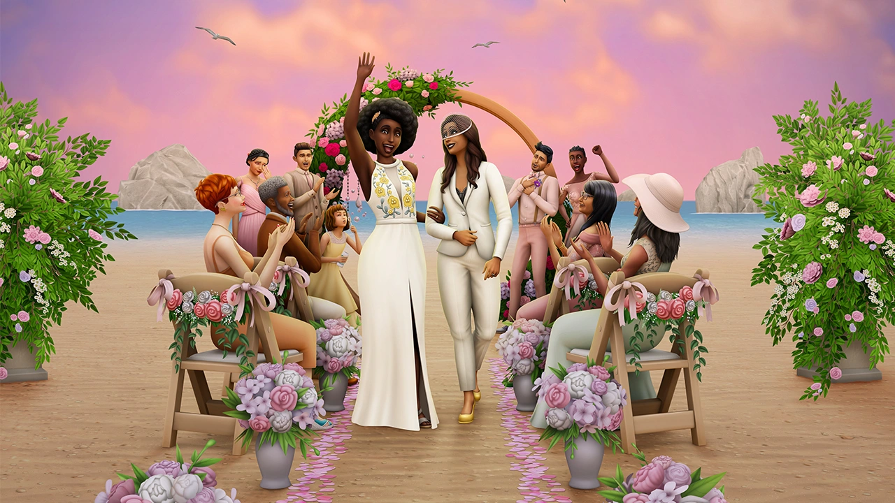 Captura Los Sims 4 Una Boda En La Playa