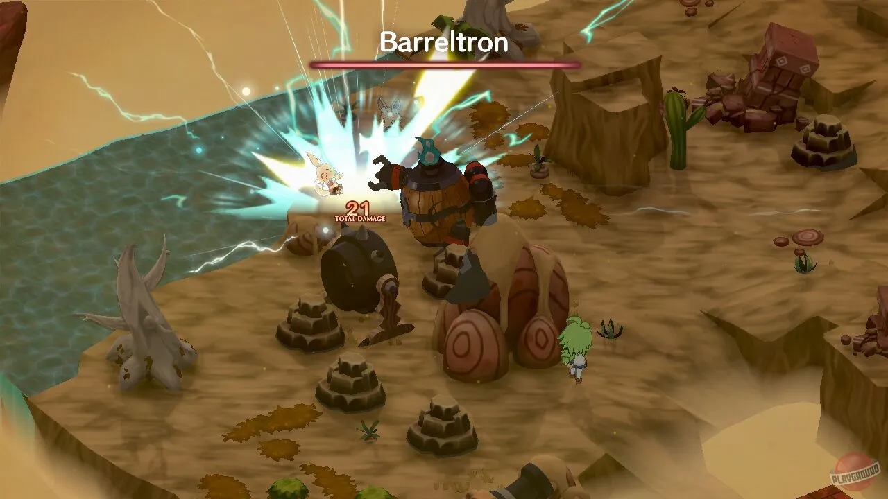Captura Phantom Brave The Lost Hero – Combate Por Turnos En Campo Con Caracoles Y Efectos De Ataque