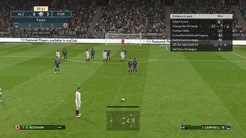 Captura Pro Evolution Soccer 2019 – Escena Del Medio Campo Con Alineaciones Listas Para El Partido