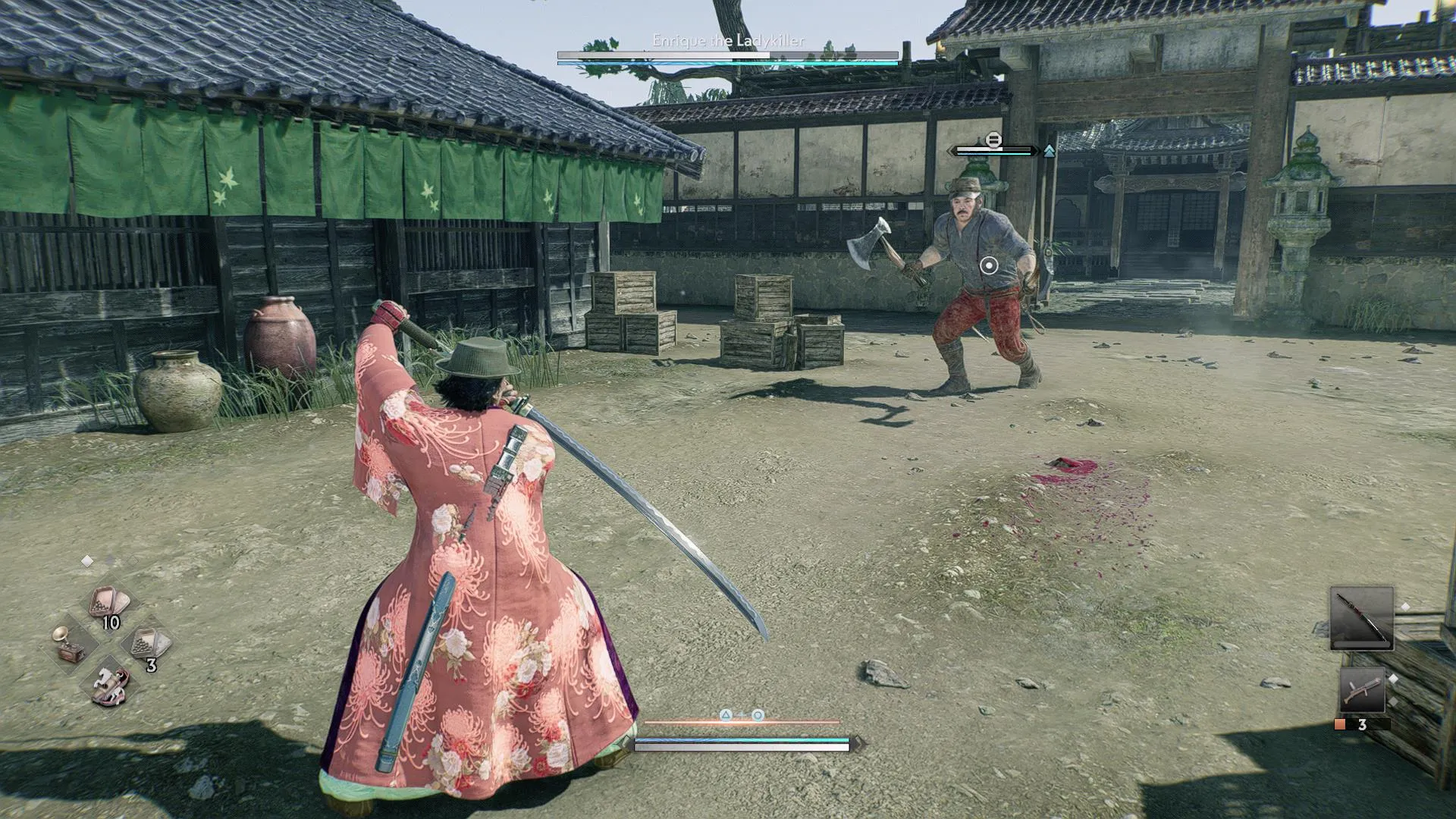 Captura Rise Of The Ronin Combatiendo Enemingo