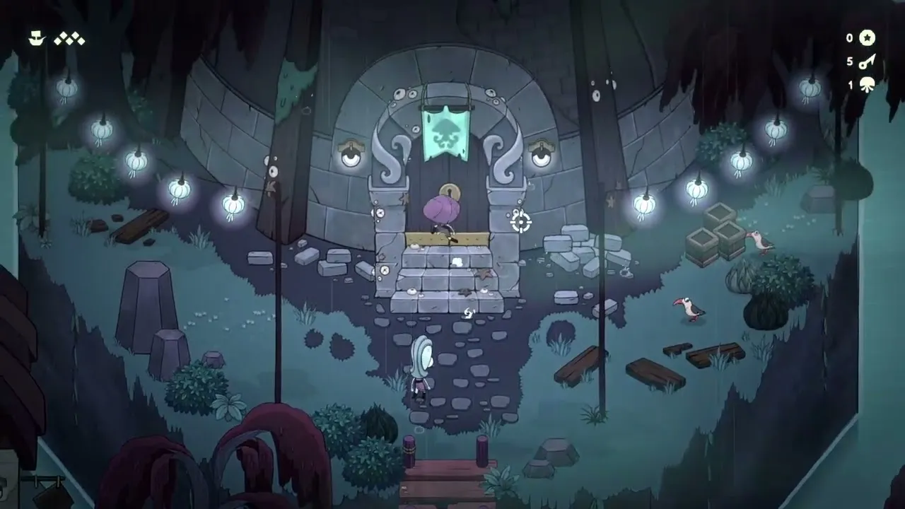 Captura Ship Of Fools – Isla Flotante Con Idolos Y Cofres Brillantes