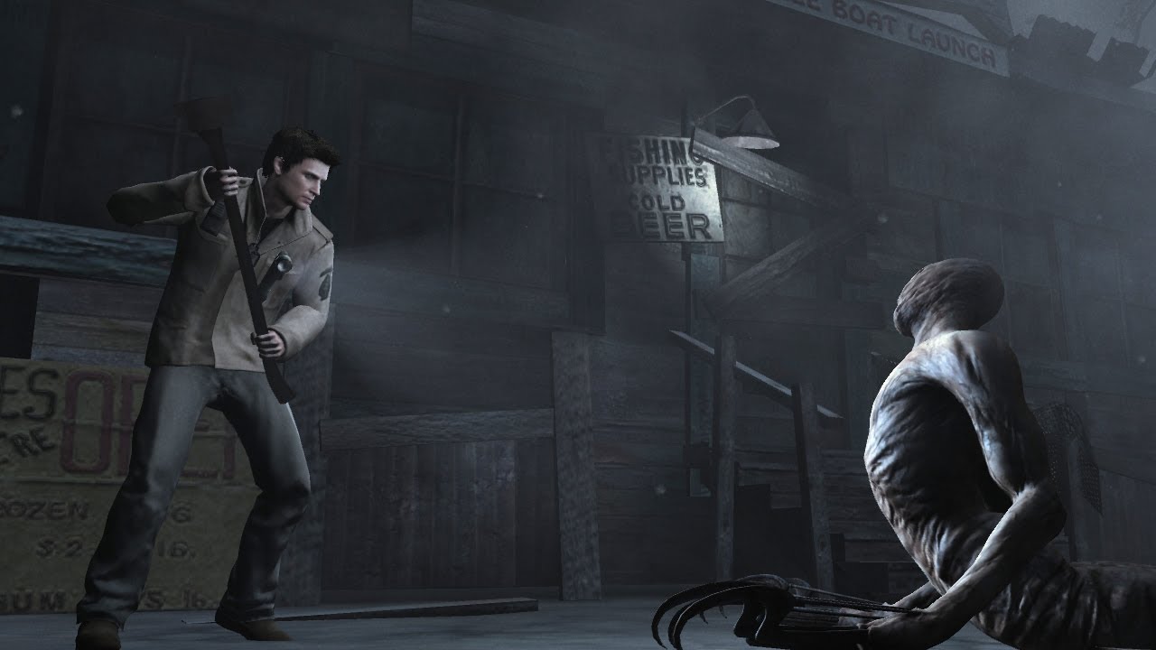 Captura Silent Hill Downpour Protagonista Atacando A Un Enemigo Con Una Tuberia Metalica