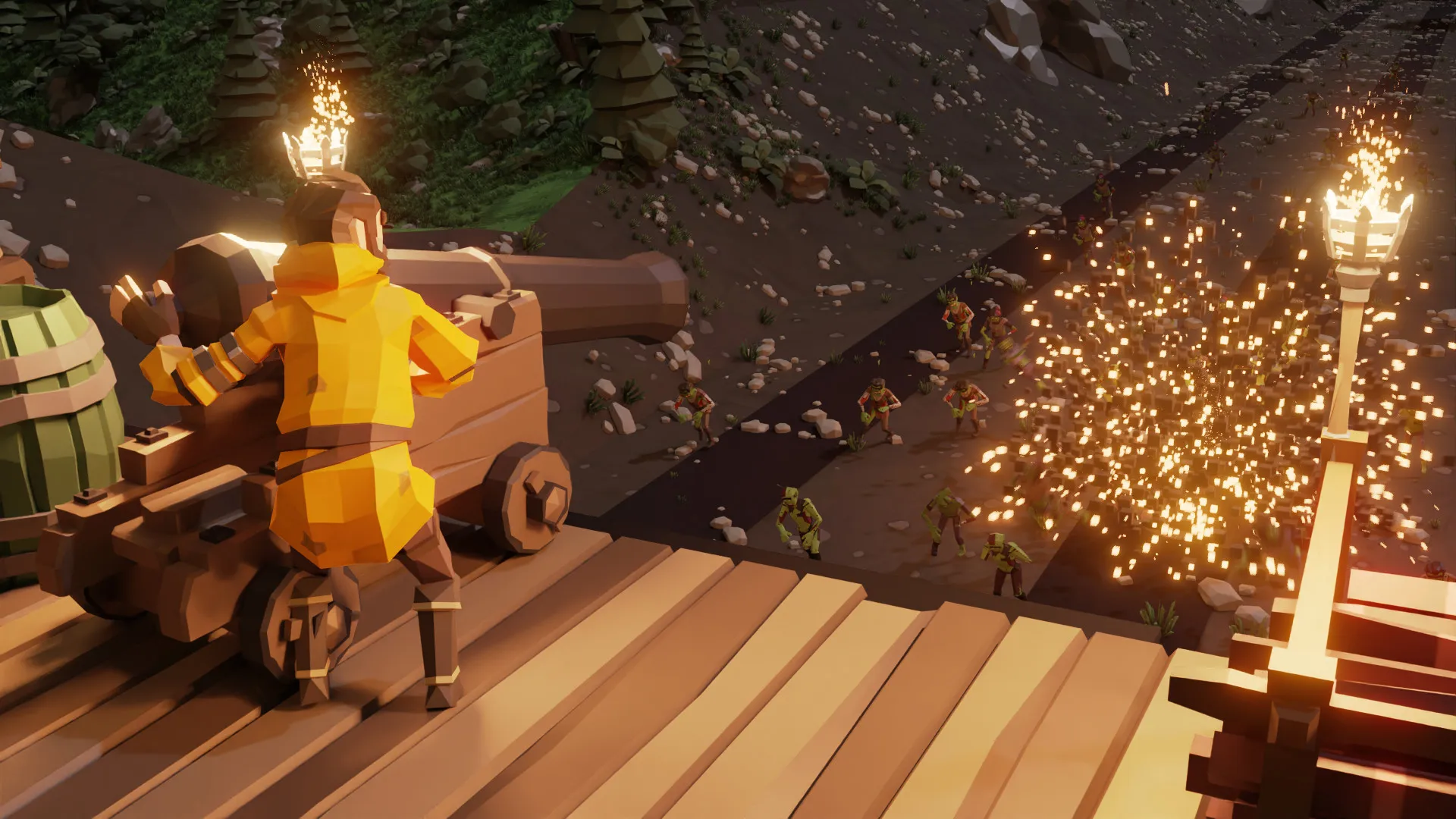 Captura Survival Machine Personaje Trabajando Con Chispas En Construccion Lateral