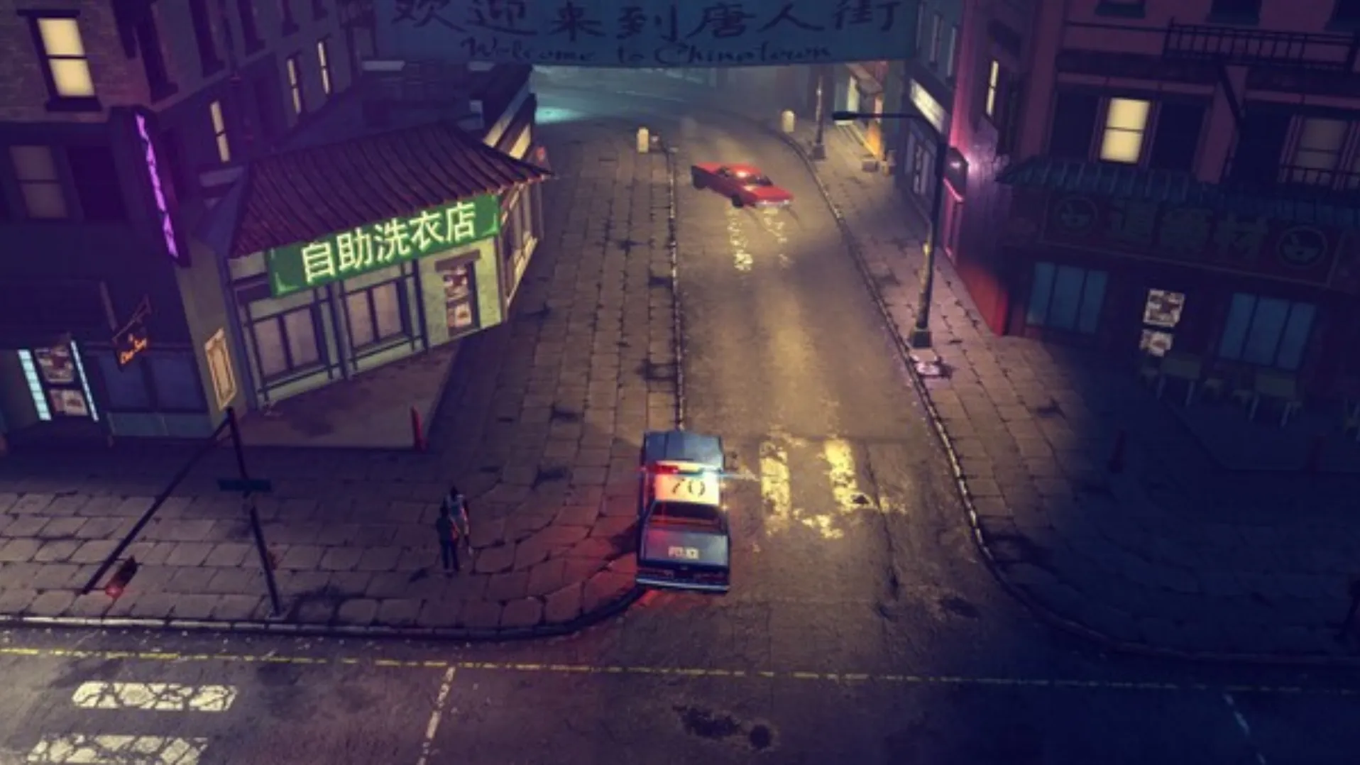 Captura The Precinct Persecucion Nocturna Con Patrullas Entre Edificios Iluminados