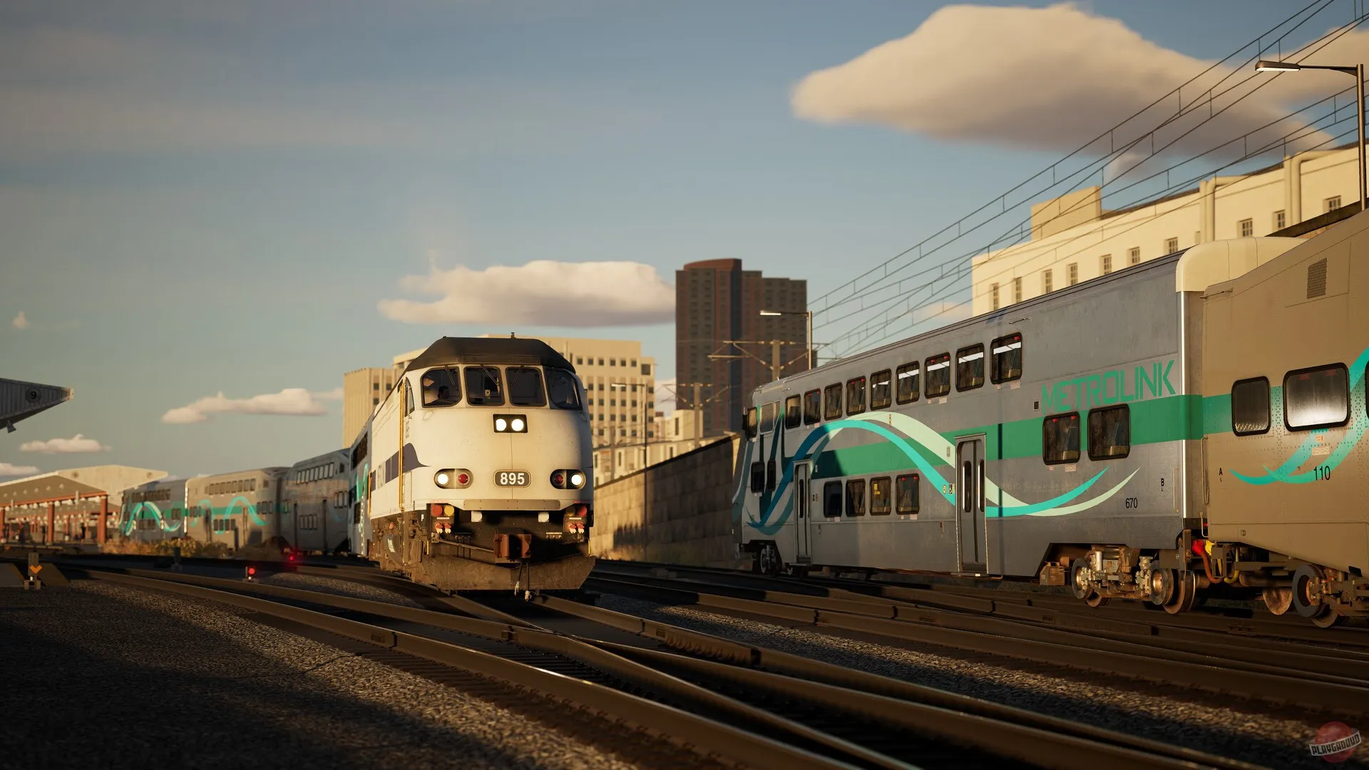 Captura Train Sim World 5 Special Edition Tren Moderno Metrolink Cruzando Desierto