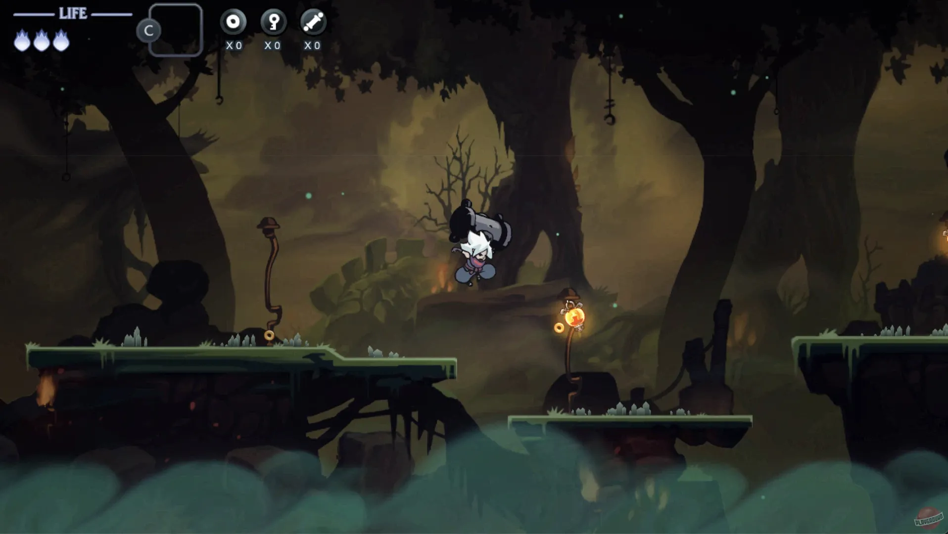 Captura Twilight Monk – Plataforma Lateral En Bosque Con Combate Cuerpo A Cuerpo