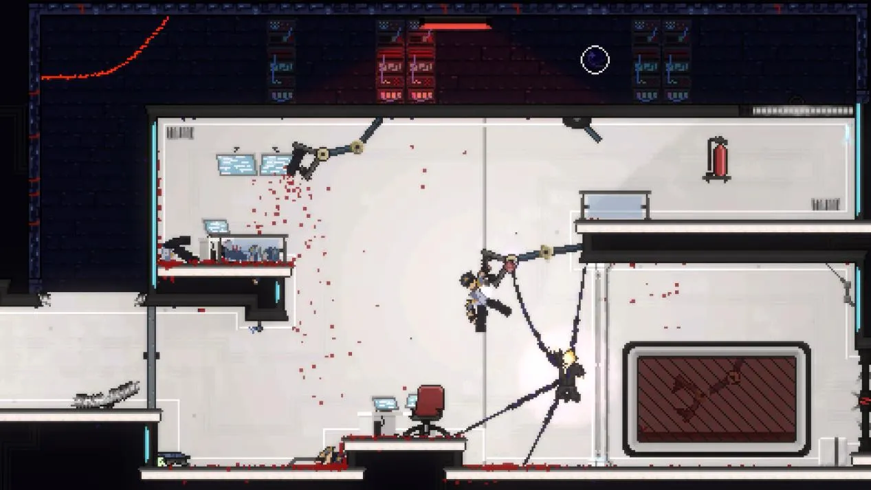 Captura Vindefiant – Combate En Laboratorio Con Personajes Armados Y Entorno Blanco