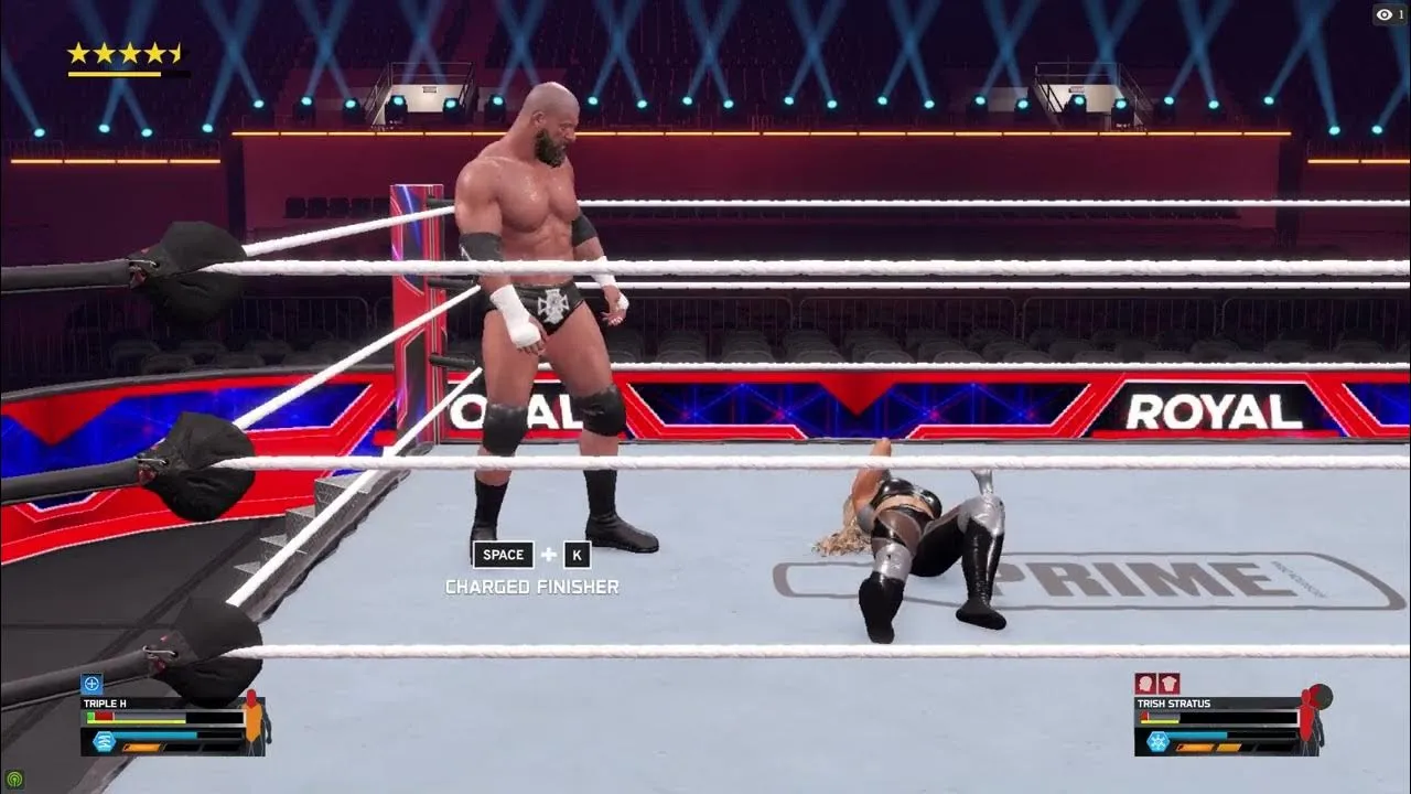 Captura WWE 2K25 Controles De Movientos