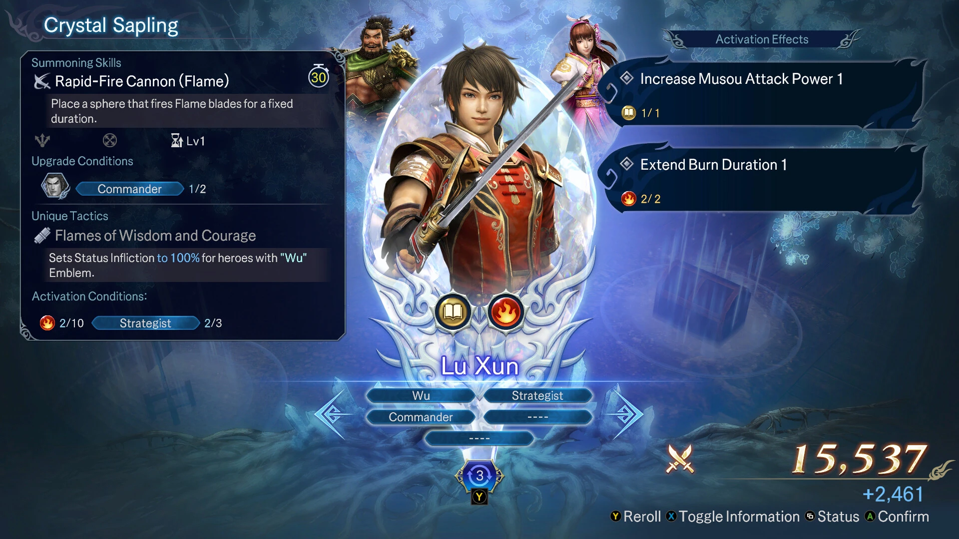Captura Warriors Of The Abyss Menu De Habilidades Con Personajes Y Estadisticas 2