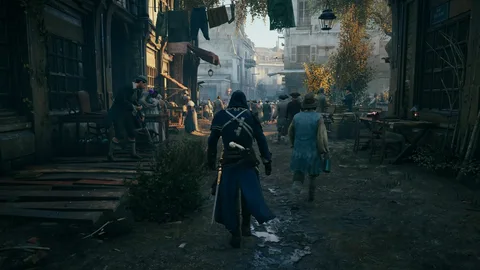 Captura Assassins Creed Unity Dos Asesinos Recorren Una Ciudad Empedrada