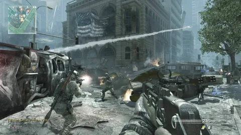Captura Call Of Duty Modern Warfare 3 – Combate Urbano En Medio De Una Lluvia Intensa