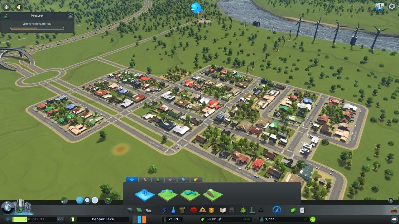 Captura Cities Skylines Deluxe Edition – Zona Residencial En Desarrollo Con Calles Y Casas Nuevas