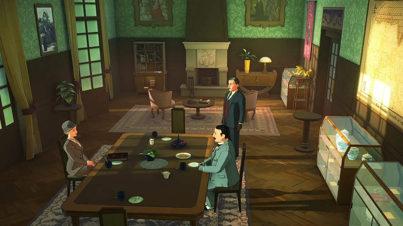 Captura Detective – Un Interrogatorio Se Desarrolla En Una Habitacion Con Luz Calida