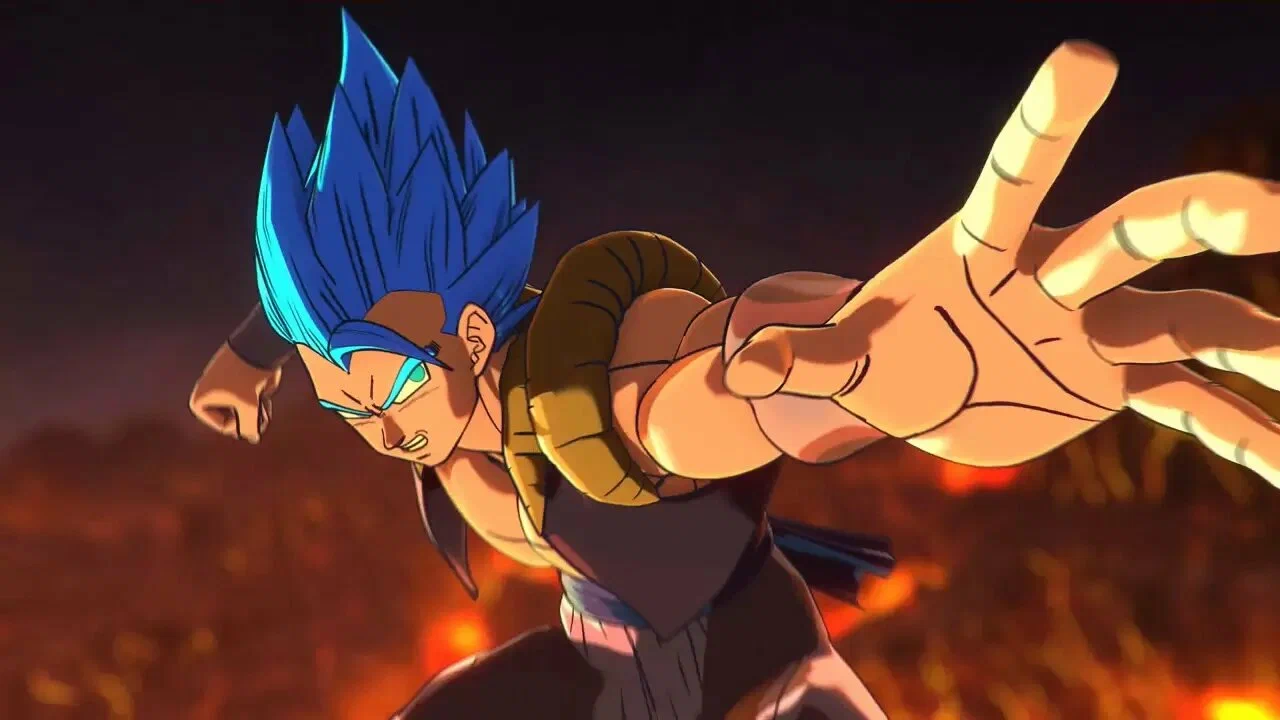 Captura Dragon Ball Xenoverse 2 – Vegeta Con Cabello Azul Lanzando Ataque De Energia