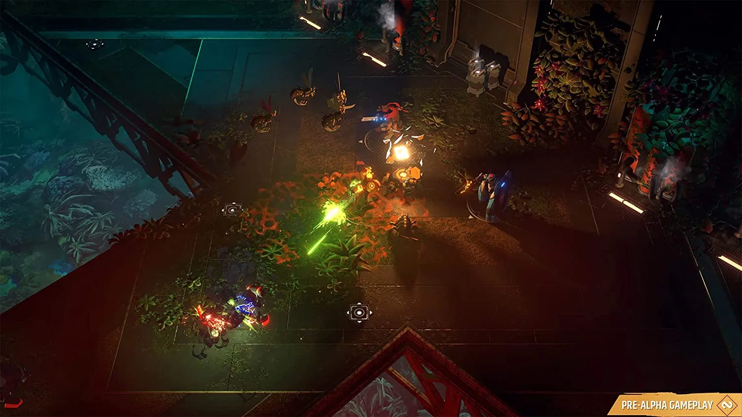 Captura Endless Dungeon – Zona Oscura Con Multiples Enemigos Atacando Al Equipo Del Jugador