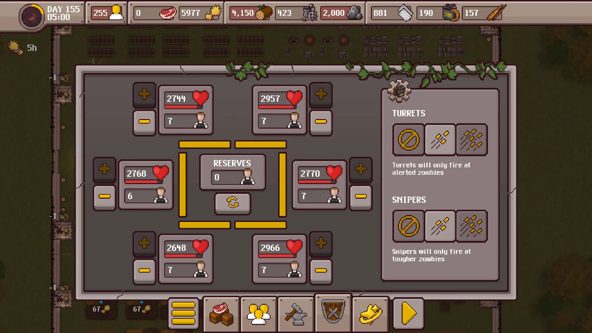 Captura Final Outpost Interfaz De Administracion Con Habitaciones Y Menus Desplegados