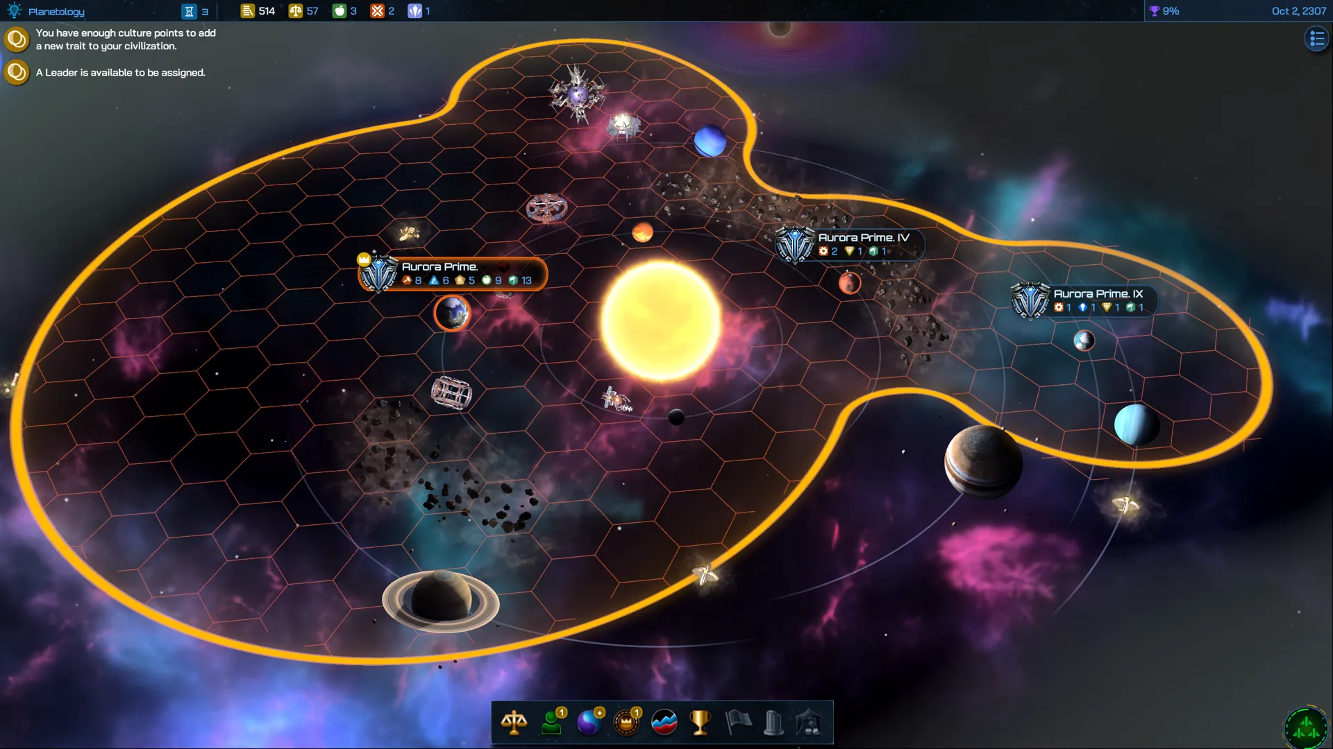 Captura Galactic Civilizations IV Supernova – Frontera Galactica Resaltada Alrededor De Sistemas Planetarios