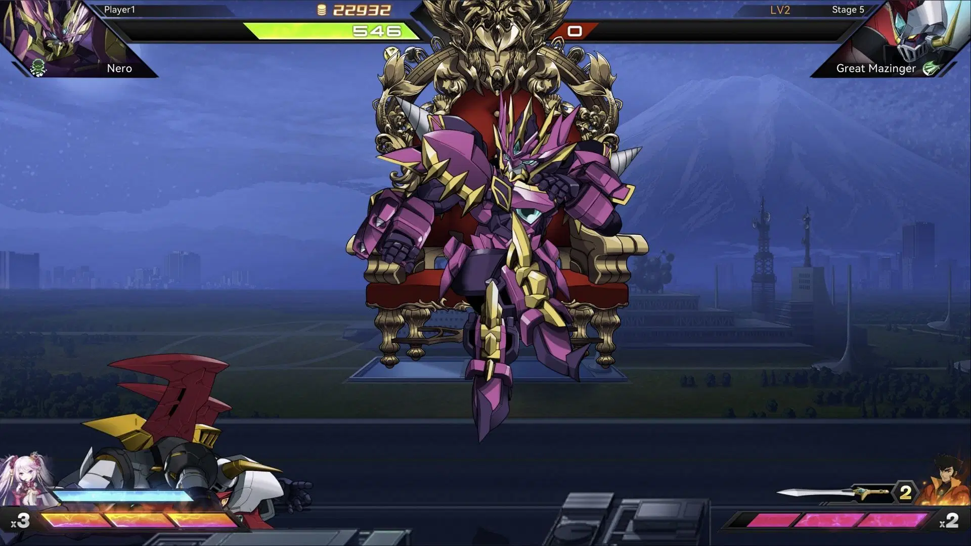 Captura Iron Saga – Batalla Entre Mechas En Una Ciudad Futurista