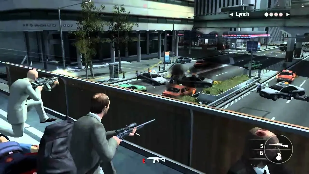 Captura Kane Lynch Dead Men – Tiroteo En Plena Calle Con Personajes Armados Tras Barricadas 1