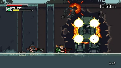 Captura Mercenary Kings Reloaded Edition – Explosion En Medio De Combate Lateral