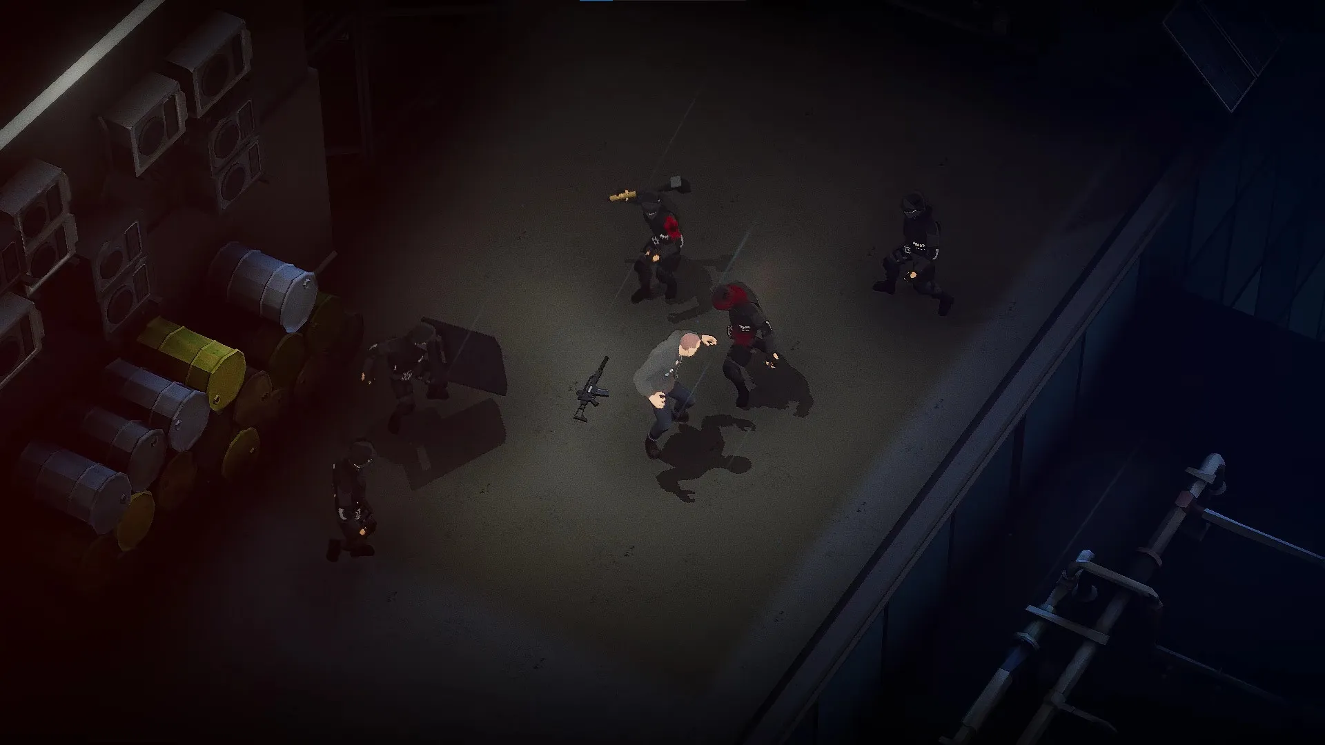 Captura Midnight Fight Express – Enfrentamiento En Un Callejon Oscuro Con Iluminacion Tenue