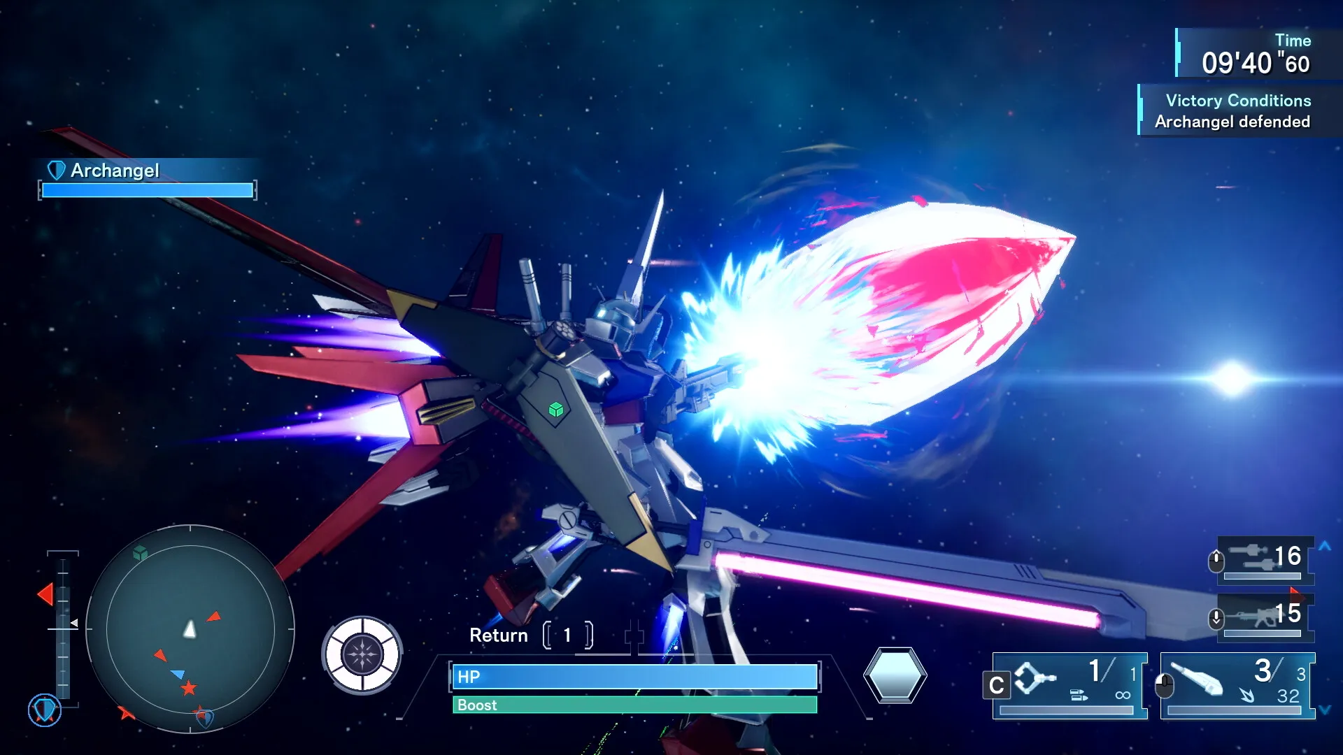 Captura Mobile Suit Gundam SEED Dos Robots De Combate Se Enfrentan Con Explosiones En El Espacio