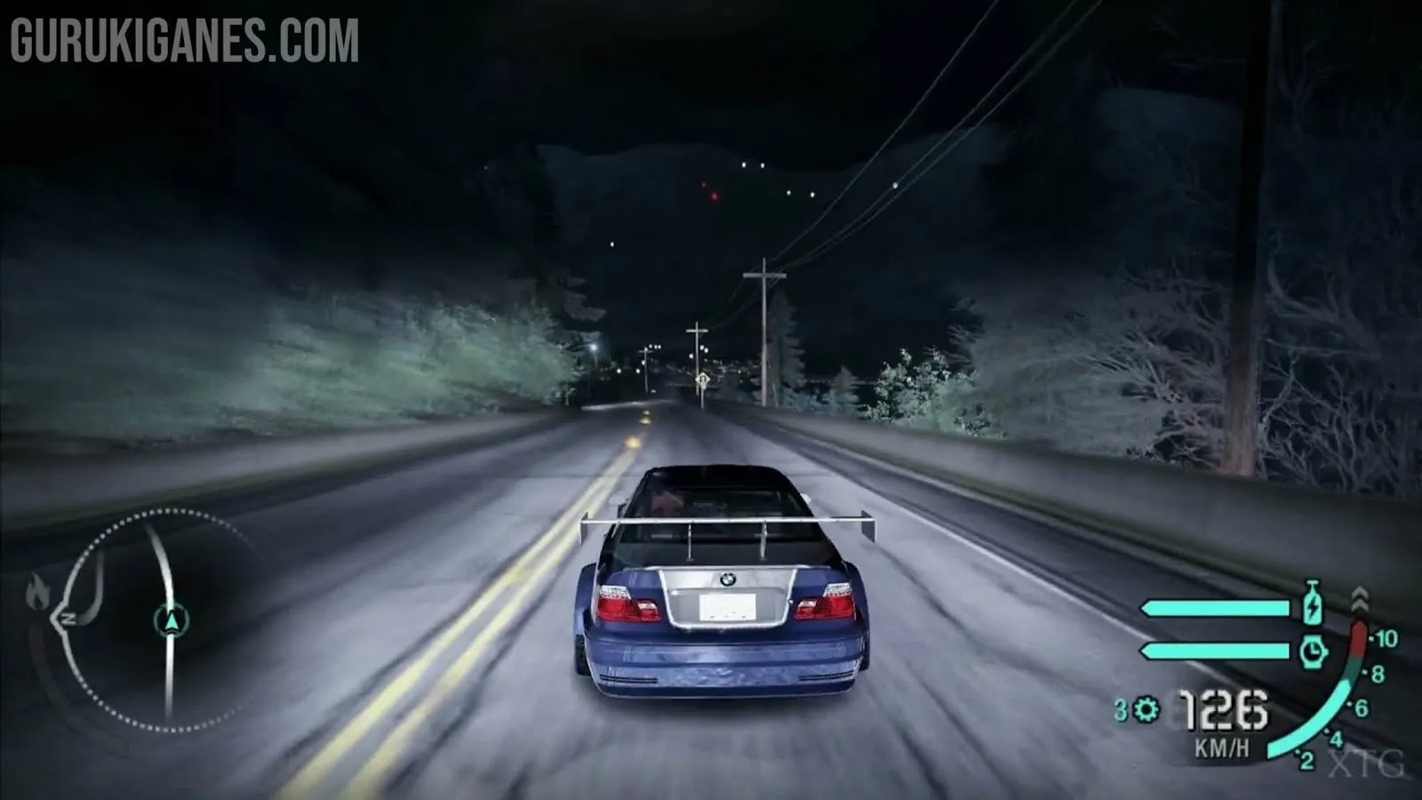 Captura Need For Speed Carbon – Carrera Nocturna En Carretera Montanosa