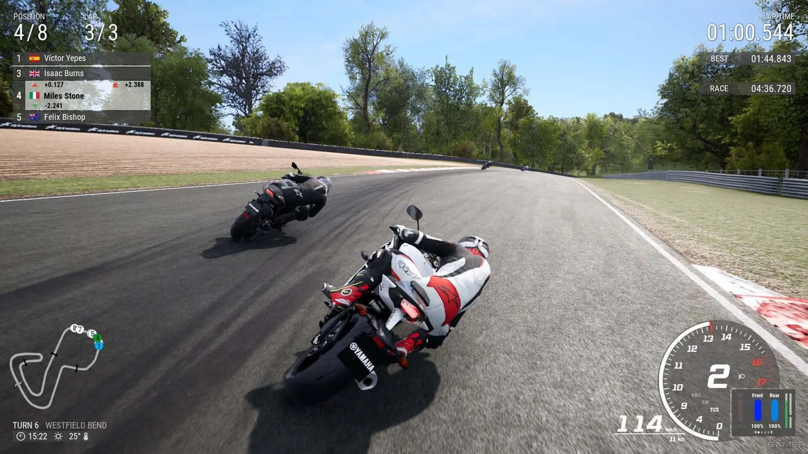 Captura Ride 4 Competencia En Pista De Carreras Con Varias Motos Alineadas