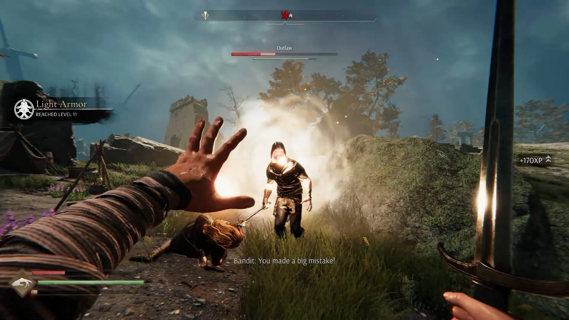 Captura Tainted Grail The Fall Of Avalon – Magia Lanzada Con La Mano Izquierda Hacia Un Enemigo Lejano