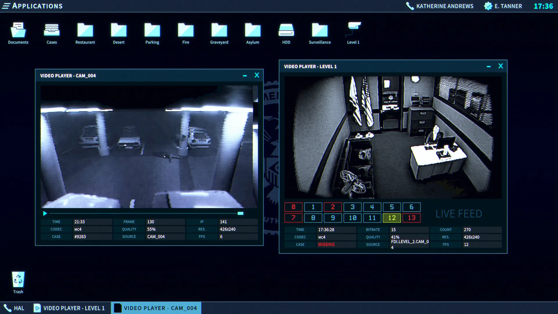 Captura The Operator Sala De Interrogatorio Vista Desde Software De Vigilancia