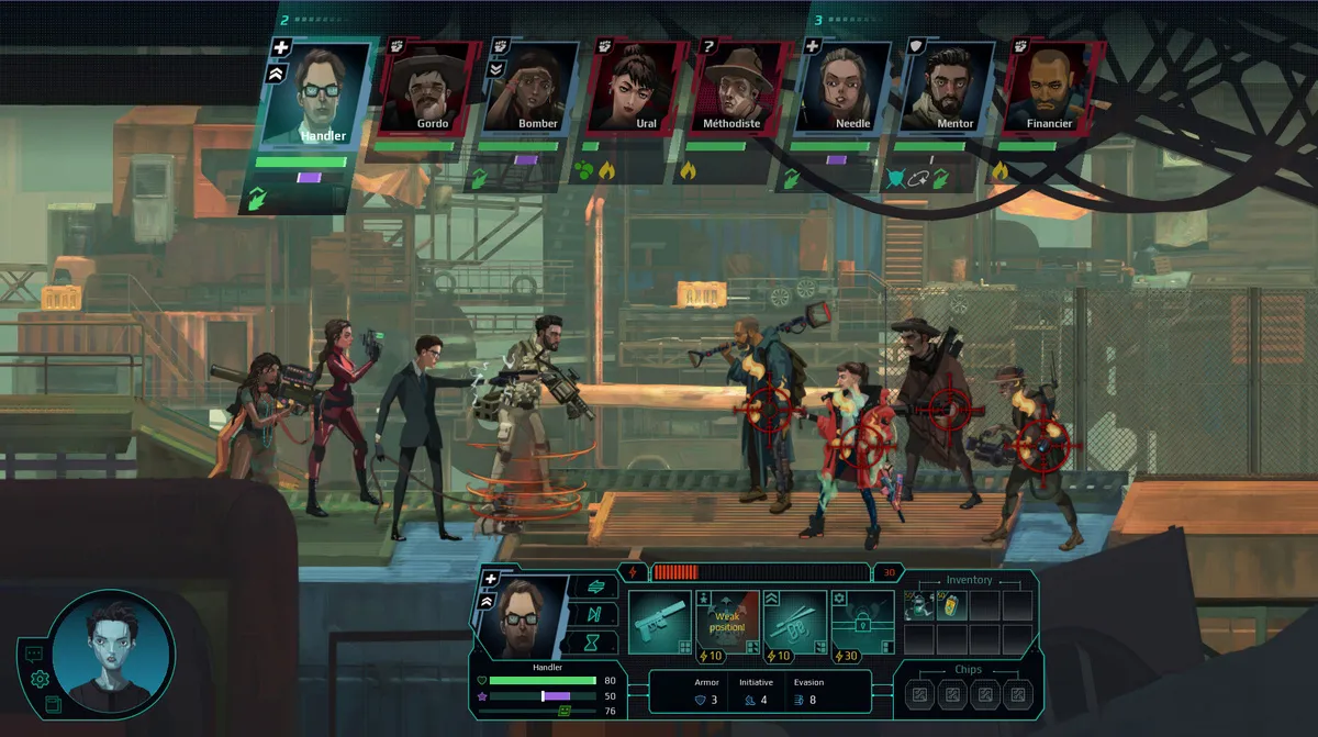Captura Twilight Wars Combate Tactico Por Equipos Sobre Una Pasarela Industrial Elevada