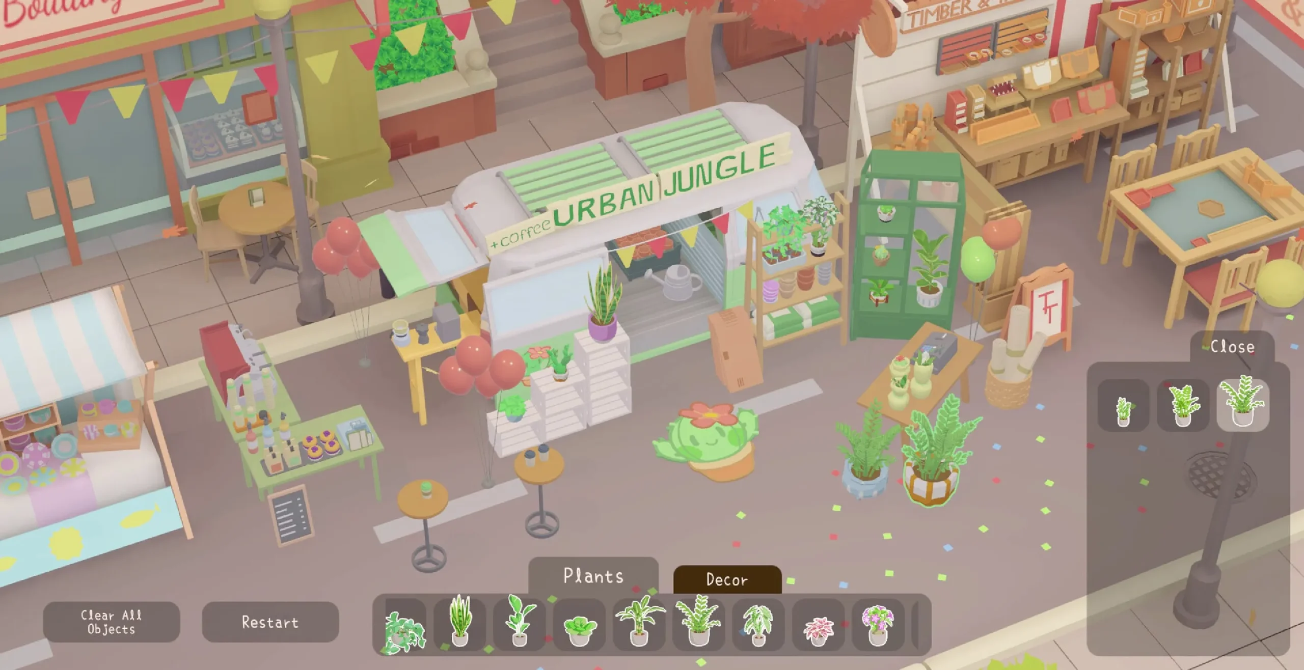 Captura Urban Jungle – Feria Callejera Con Plantas En Venta Y Personajes Interactuando En Puestos Scaled