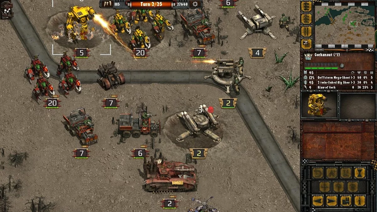 Captura Warhammer 40000 Armageddon – Combate En Zona Desertica Con Vehiculos Y Unidades Desplegadas