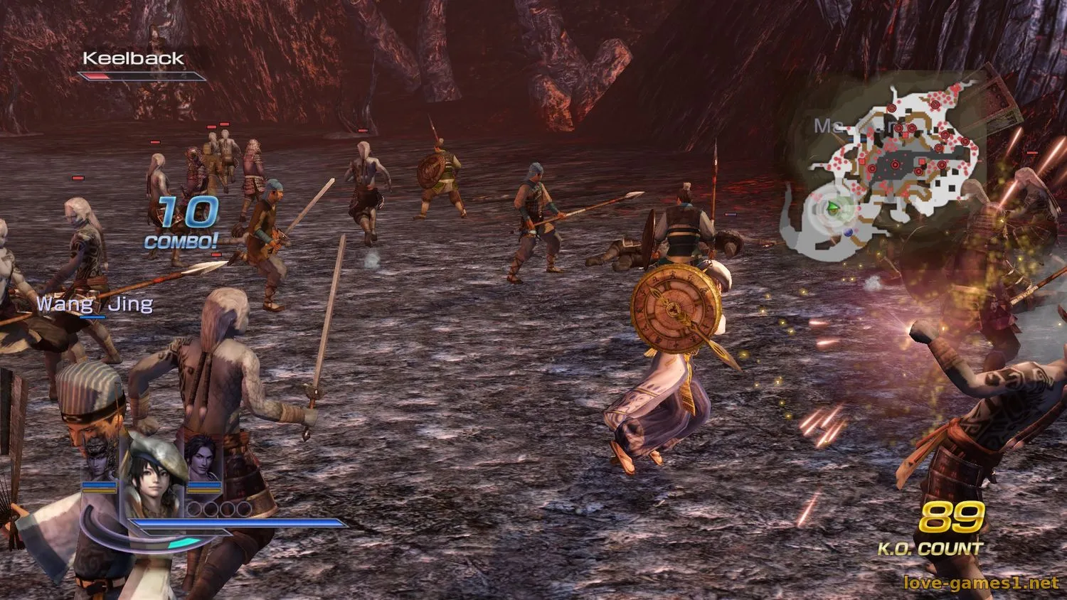 Captura Warriors Orochi 3 Ultimate Combate Masivo En Campo Rocoso Con Guerreros Y Efectos De Golpe